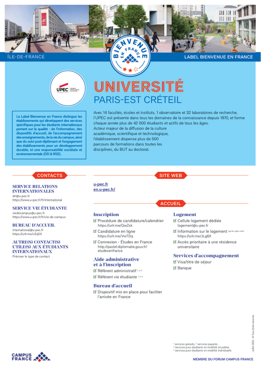 Université Paris Est Créteil Val-de-Marne