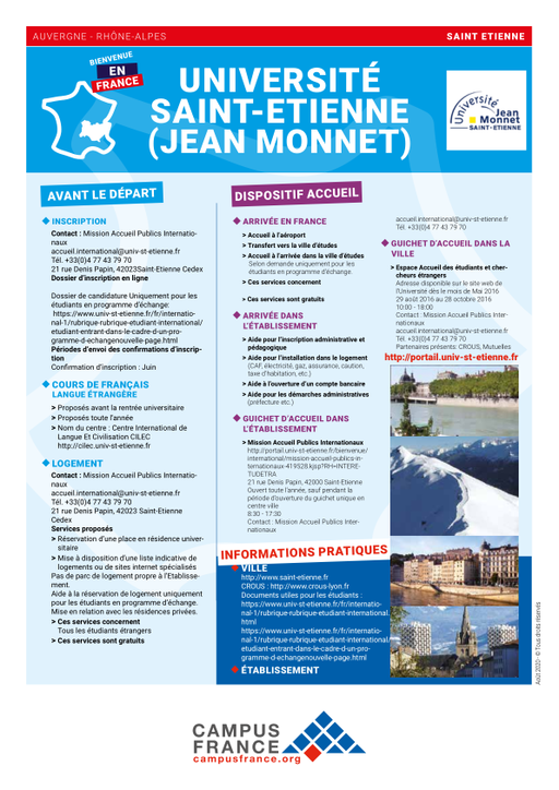 Université Saint-Etienne (Jean Monnet)