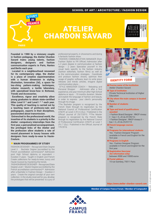 Atelier Chardon Savard