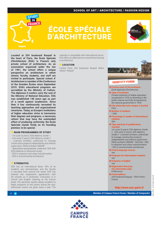 École Spéciale d'Architecture