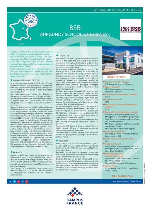 Groupe Ecole Superieure De Commerce Dijon Bourgogne Campus