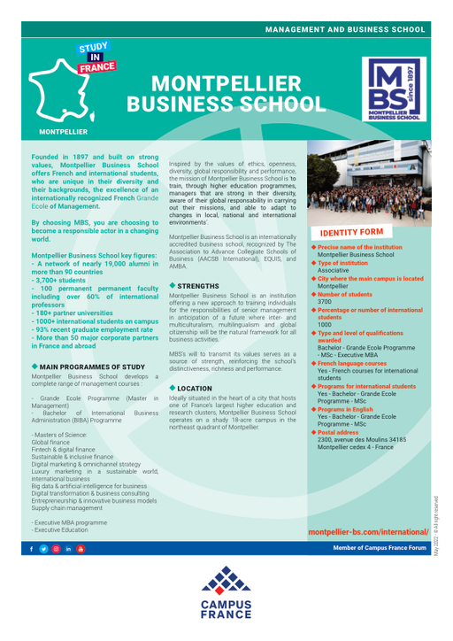 Groupe Sup de Co Montpellier Business School