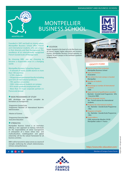 Groupe Sup de Co Montpellier Business School