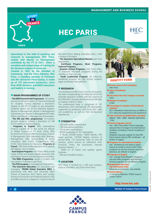 GROUPE HEC / HEC School of Management