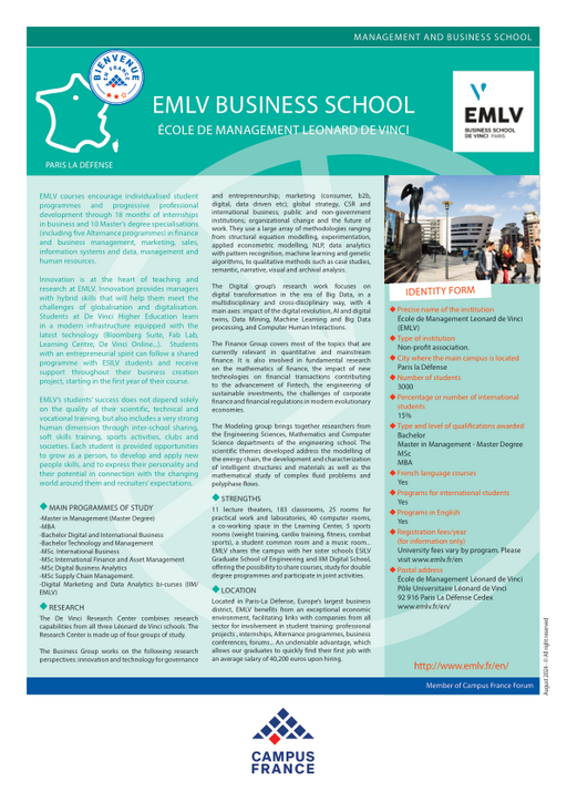 Ecole de Management Leonard de Vinci