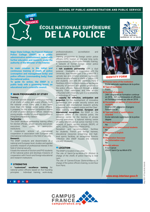 École Nationale Supérieure de la Police