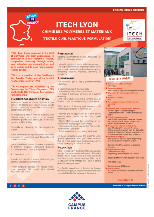 Institut Textile et Chimique de Lyon
