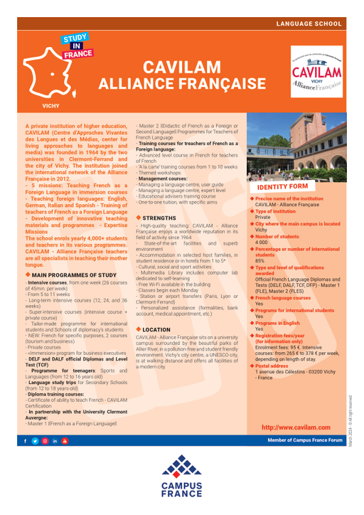 CAVILAM - Alliance Française