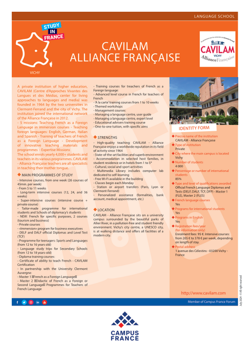 CAVILAM - Alliance Française