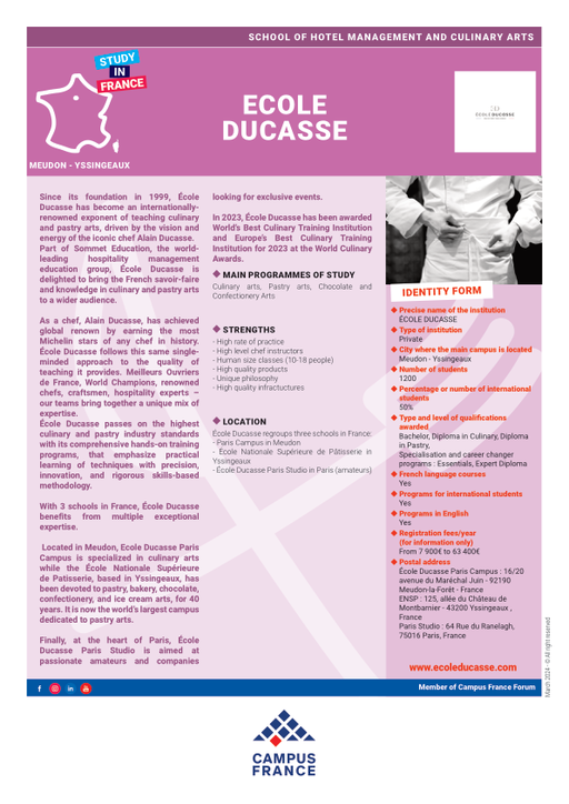 Ecole DUCASSE