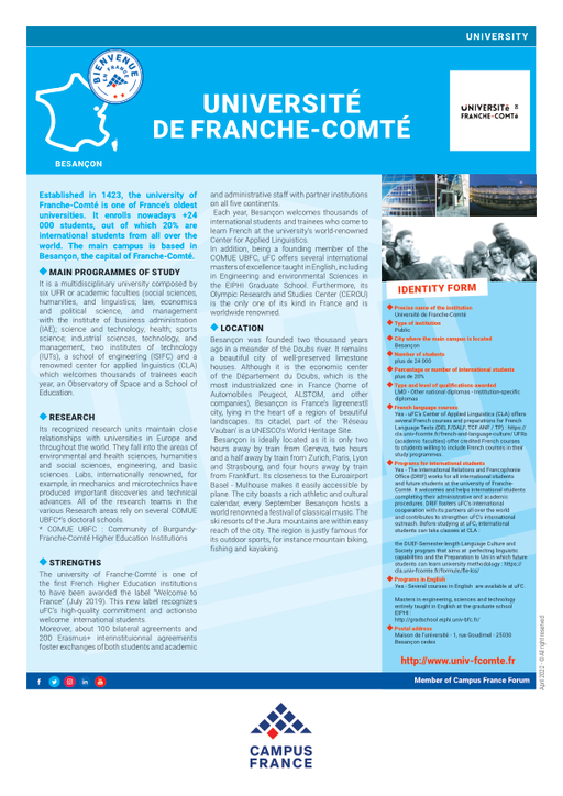 Université de Franche-Comté -