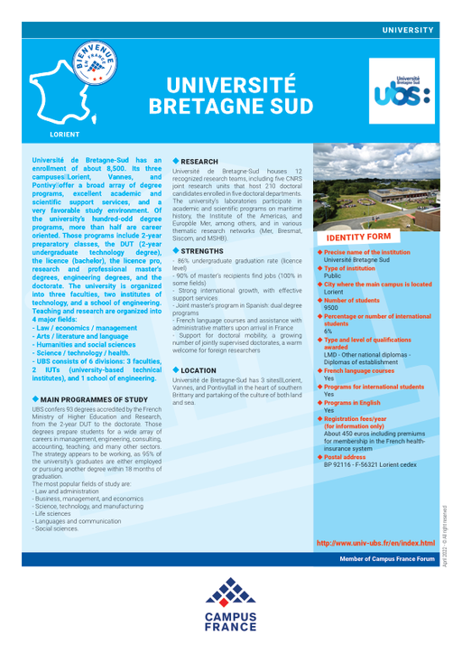 Universite de Bretagne Sud