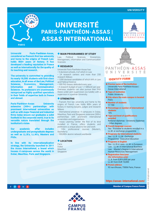 Université Paris-Panthéon-Assas | Assas International