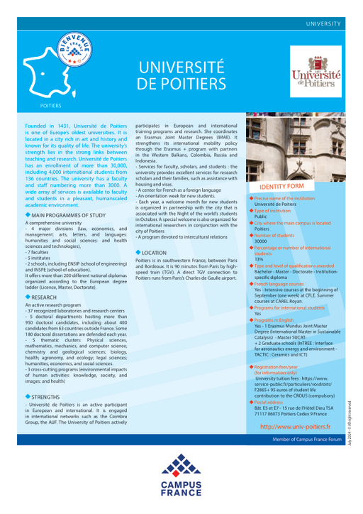 Université Poitiers