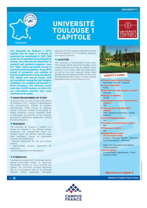 Université Toulouse 1 Capitole