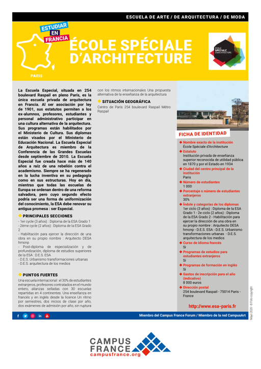 École Spéciale d'Architecture