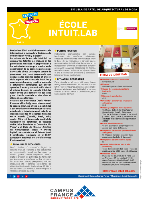 Ecole Intuit.Lab