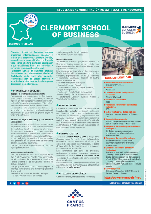Clermont School of Business