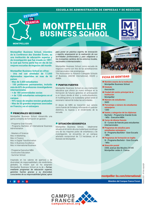 Groupe Sup de Co Montpellier Business School