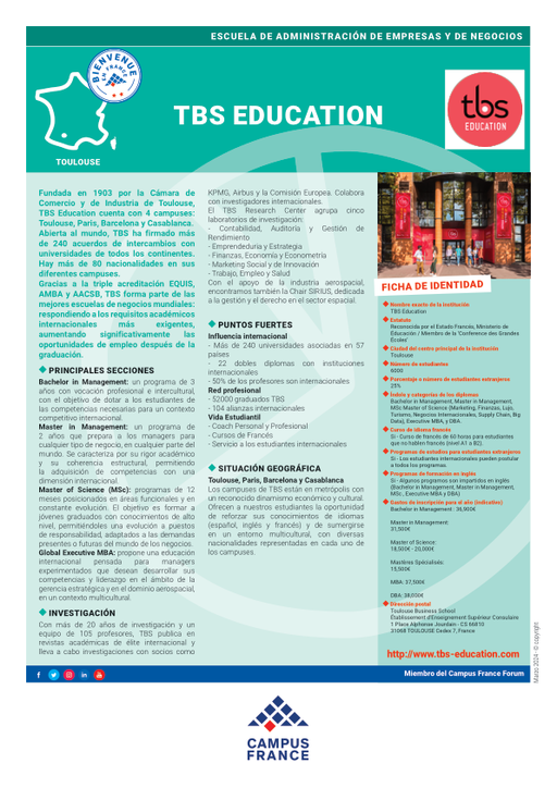 ESC TOULOUSE, Toulouse Business School