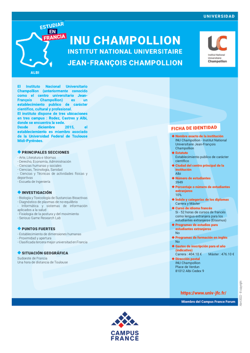 Institut National Universitaire Champollion