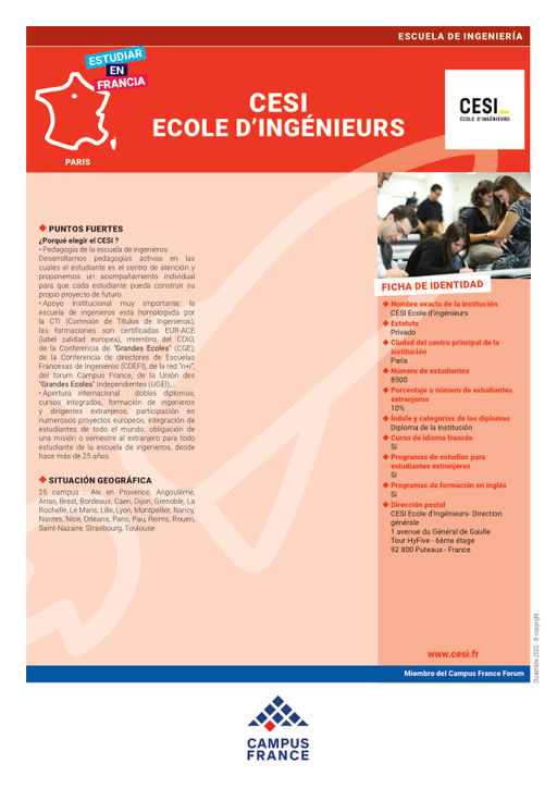 CESI, école d'ingénieurs