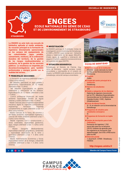 ENGEES - Ecole nationale du génie de l'eau et de l'environnement de Strasbourg