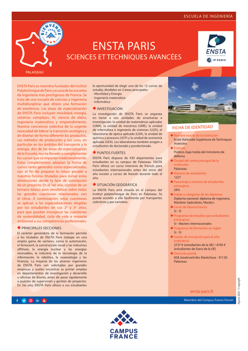 Ecole Nationale Supérieure de Techniques Avancées - Paris