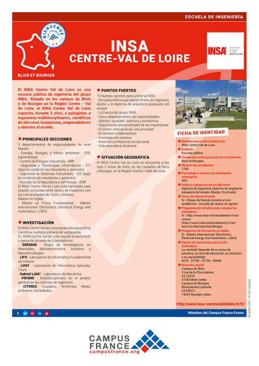INSA Centre-Val de Loire