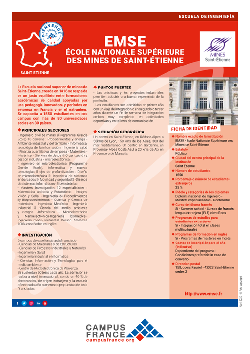 EMSE - Ecole nationale supérieure des mines de Saint-Etienne