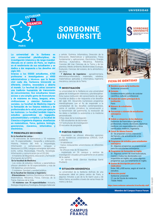 Sorbonne Université