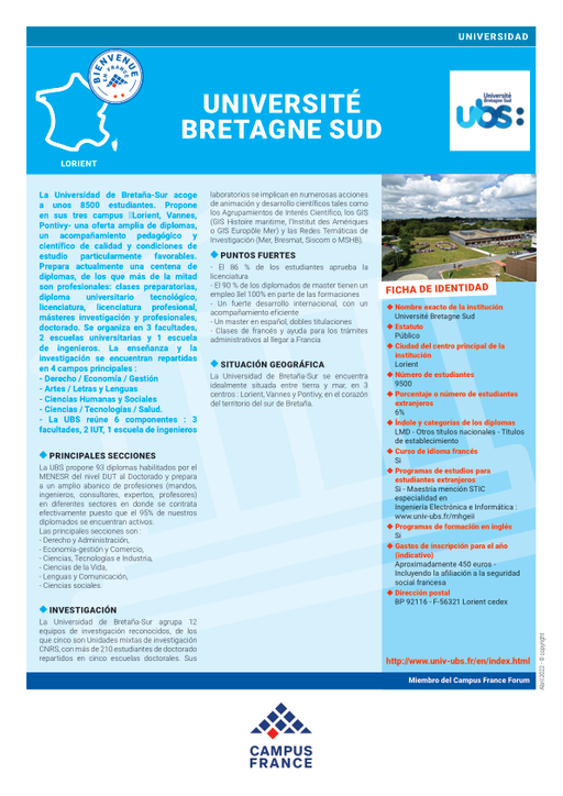 Universite de Bretagne Sud