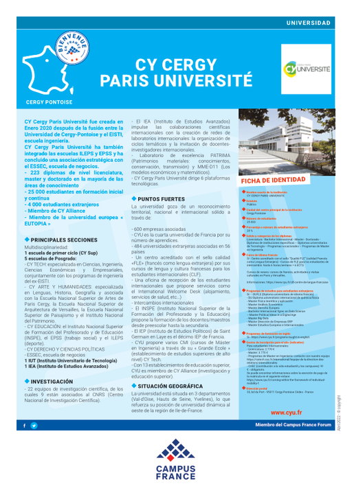 CY Cergy Paris Université