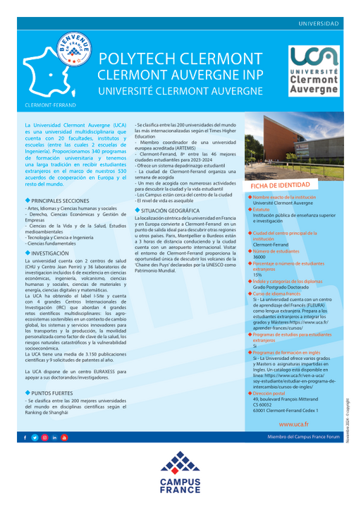 Université Clermont Auvergne