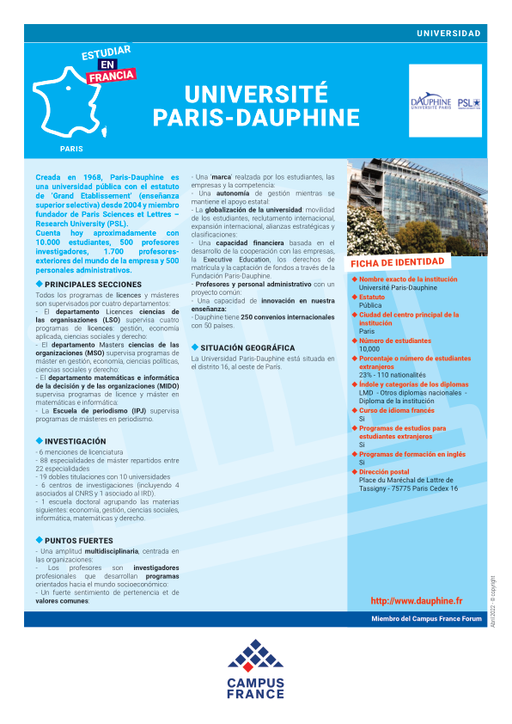 Université Paris Dauphine