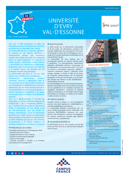 Université d'Evry Val d'Essonne