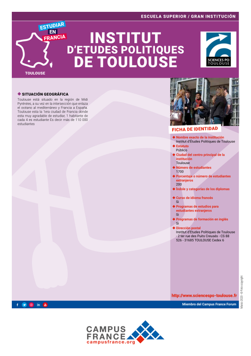 Institut d•Etudes Politiques de Toulouse