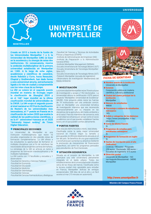 Université Montpellier