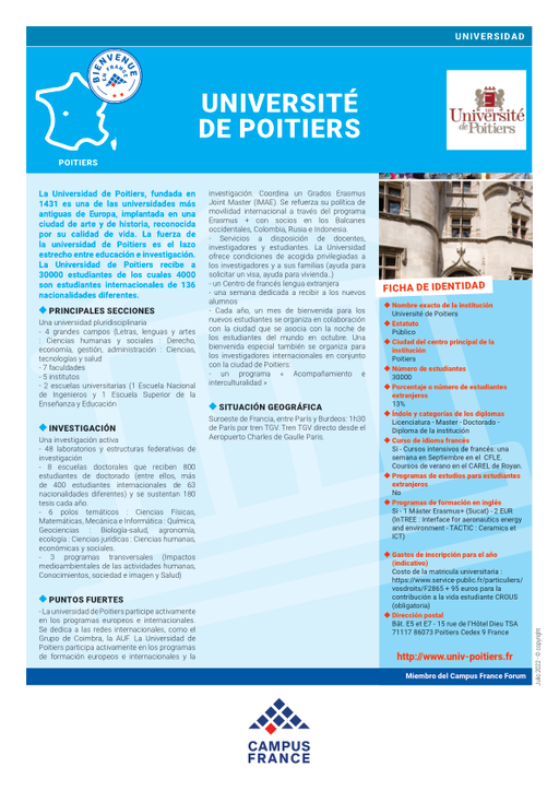 Université Poitiers