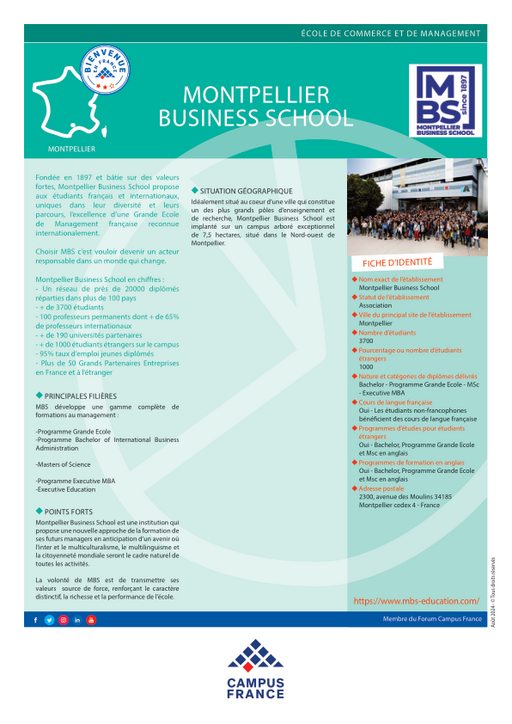 Groupe Sup de Co Montpellier Business School