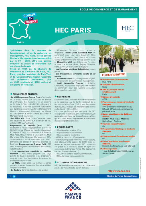 GROUPE HEC / HEC School of Management