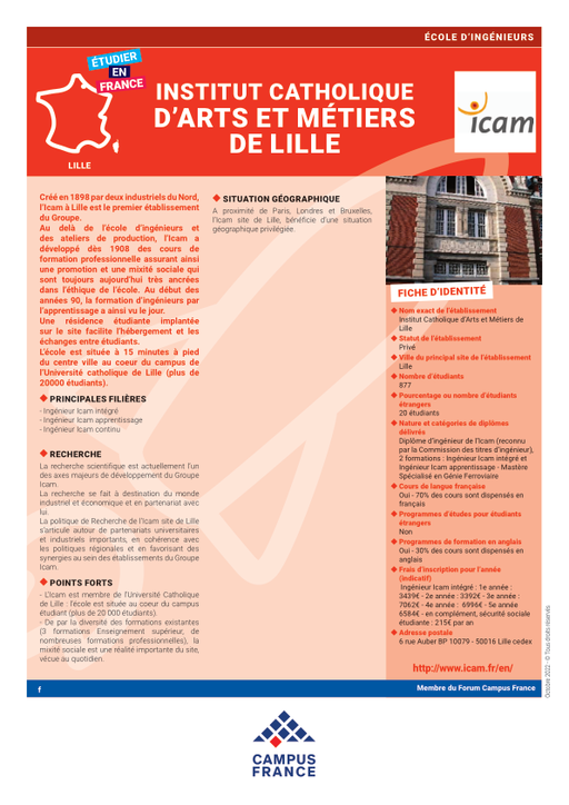 Institut Catholique d'Arts et Métiers de Lille