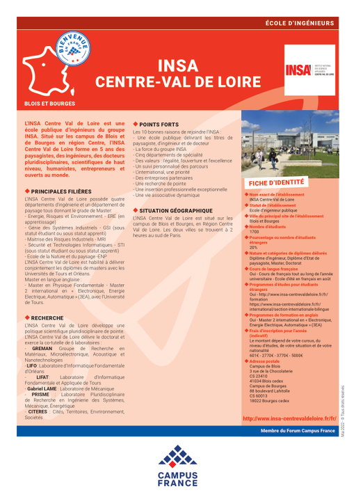 INSA Centre-Val de Loire