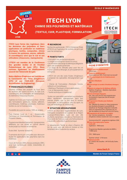 Institut Textile et Chimique de Lyon