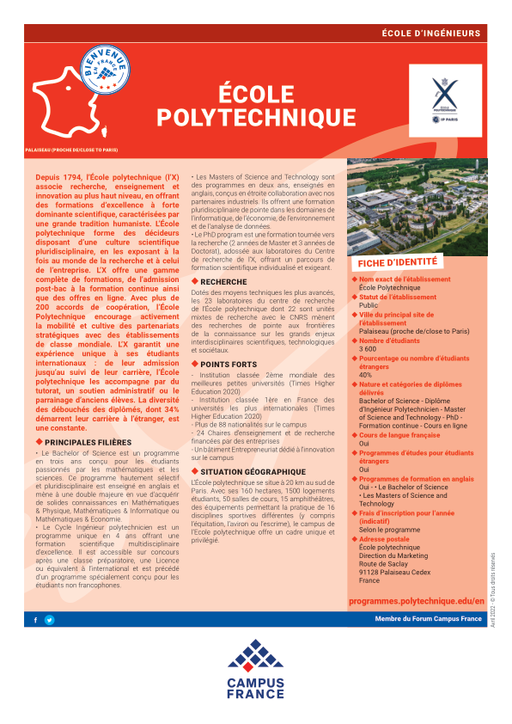 Ecole Polytechnique de Paris