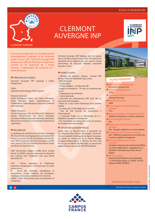 Clermont Auvergne INP