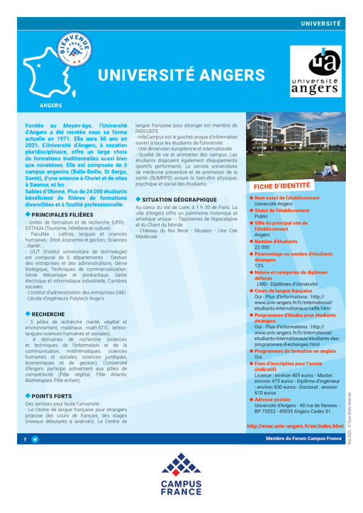 Université Angers