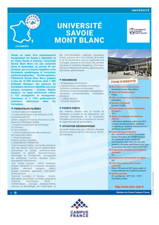 Université Savoie Mont Blanc