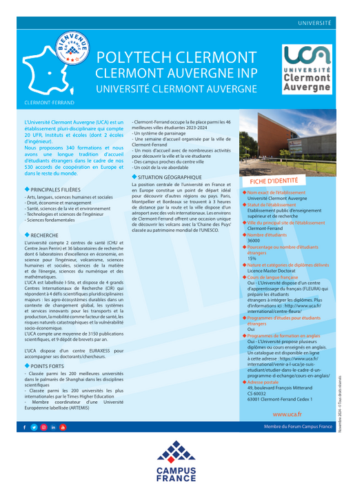 Université Clermont Auvergne