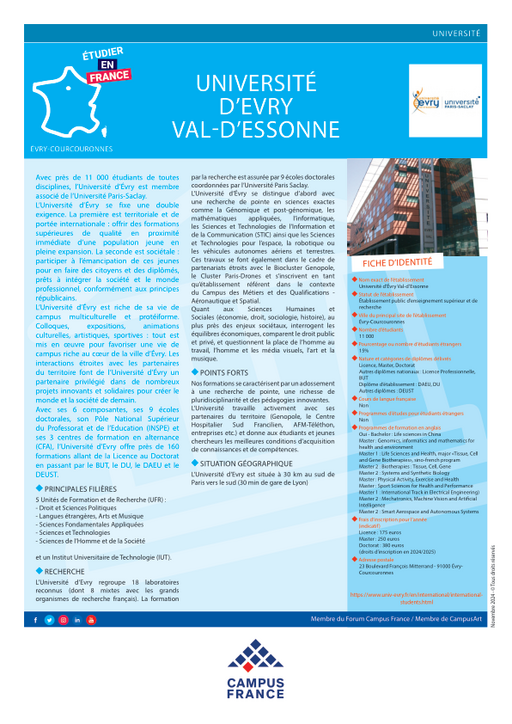 Université d'Evry Val d'Essonne